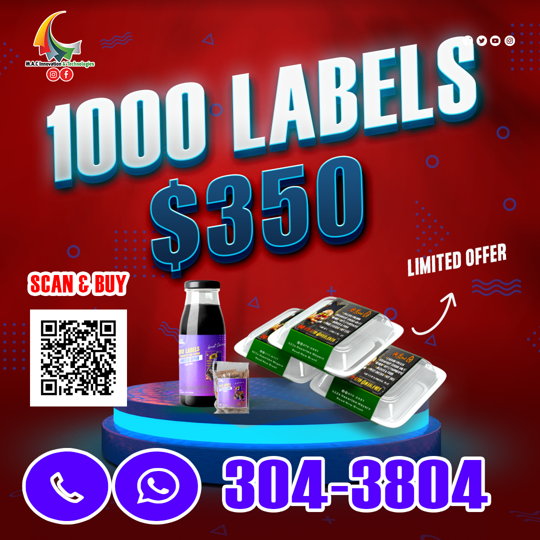 1000 ( 2 By 2 ) Labels